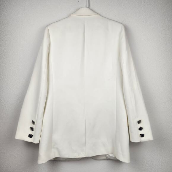 Retrofete Cream Blazer Size Small Single Breasted Fully Lined - Picture 4 of 12